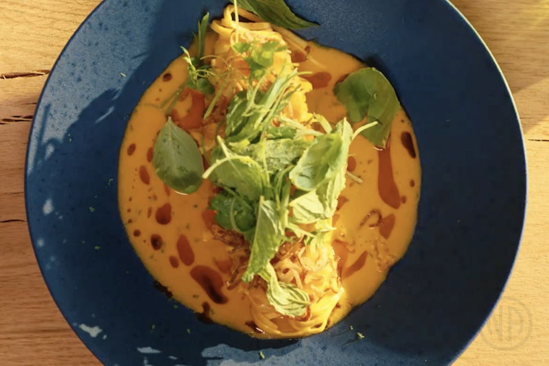 Prawn Charged Pasta